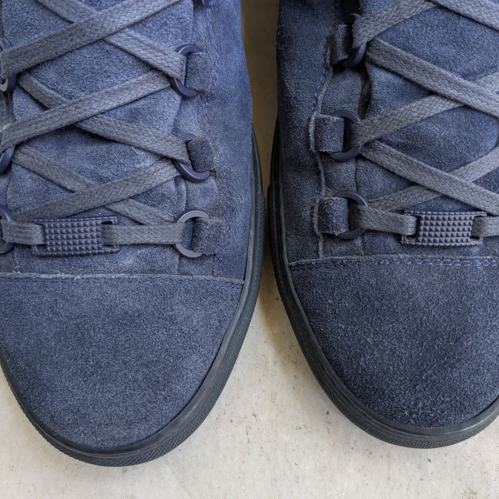 Balenciaga Blue Suede Sneakers - Picture 3 of 16